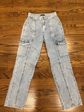 Sincerely Jules: Light Summer Wash Denim Cargo Jeans